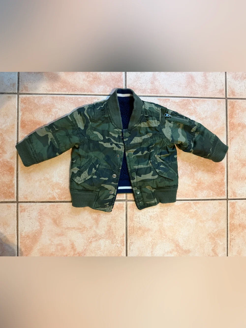 Uniqlo One-Piece & Gap reversible jacket